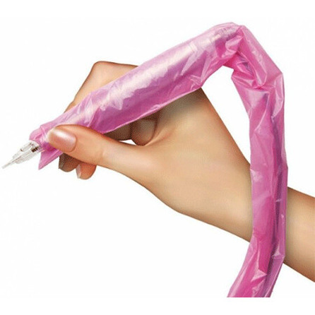 Защита на пены и клип розовая - 125 рукавов
